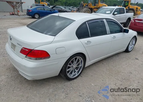 2008 BMW 750Li из США, поврежденный, VIN WBAHN83568DT81316